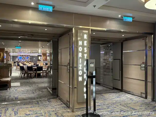 Horizon Restaurant on the Carnival Panorama
