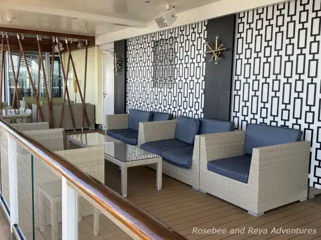 Outdoor area on the Carnival Panorama