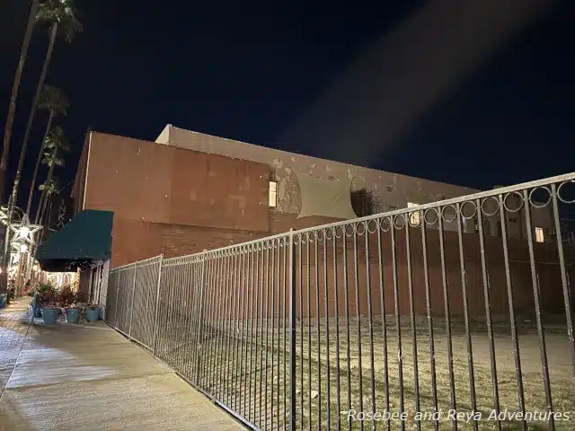 Triangle of Death Building part of the Palm Springs Ghost Tour