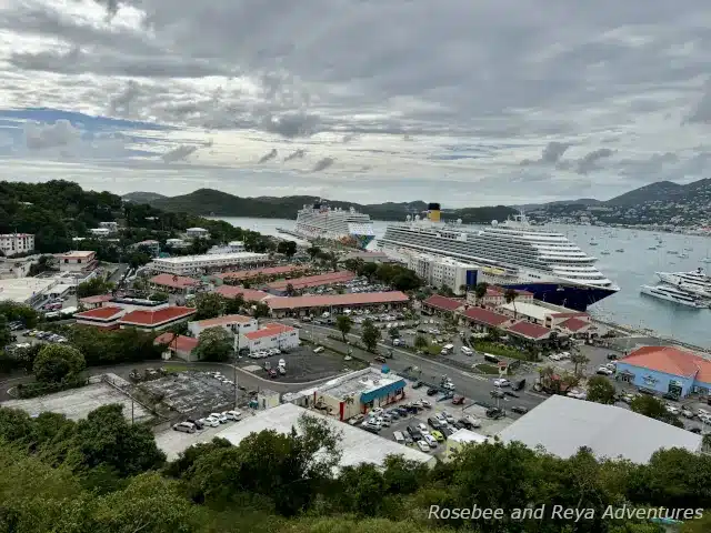 Havensight Cruise Port on the island of St. Thomas